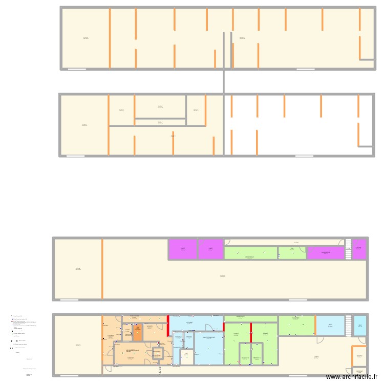 Nantes version Laurent. Plan de 42 pièces et 1175 m2