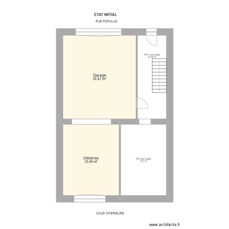 SIMON. Plan de 4 pièces et 93 m2