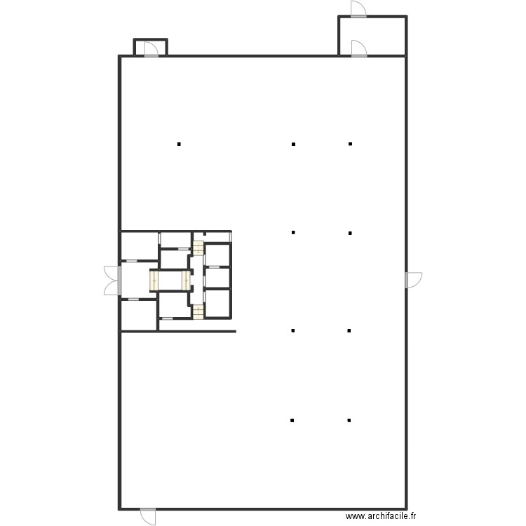 plan technicolor. Plan de 10 pièces et 471 m2