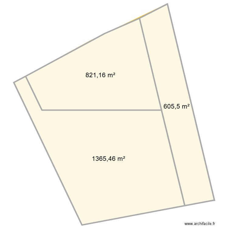 Artix implantation division. Plan de 3 pièces et 2792 m2