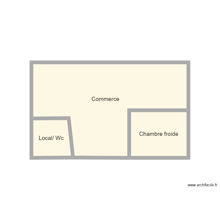 PLAN 2407 CHOPINEAU. Plan de 3 pièces et 14 m2