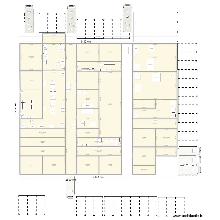 SELVI - 2024. Plan de 34 pièces et 1275 m2