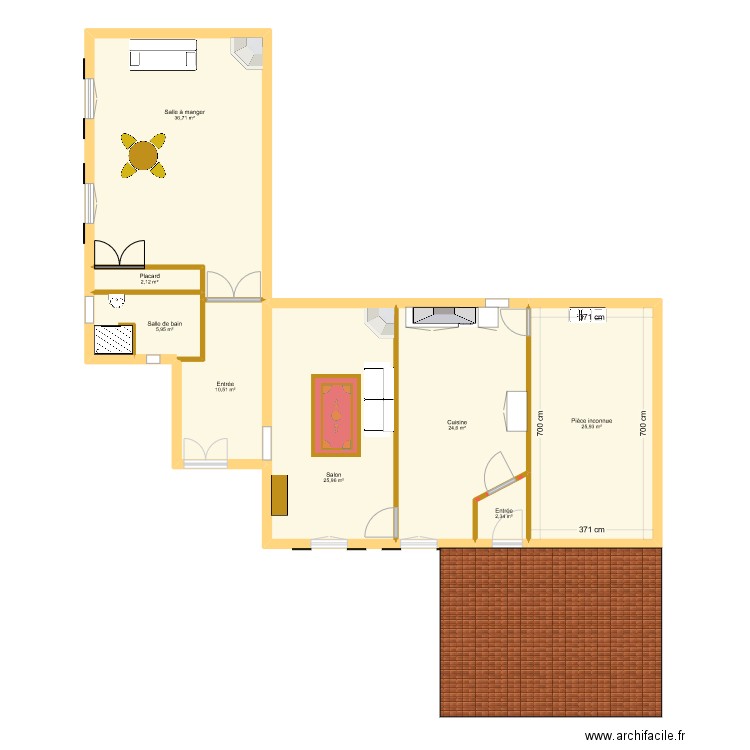 TALANCIEUX 2. Plan de 8 pièces et 134 m2