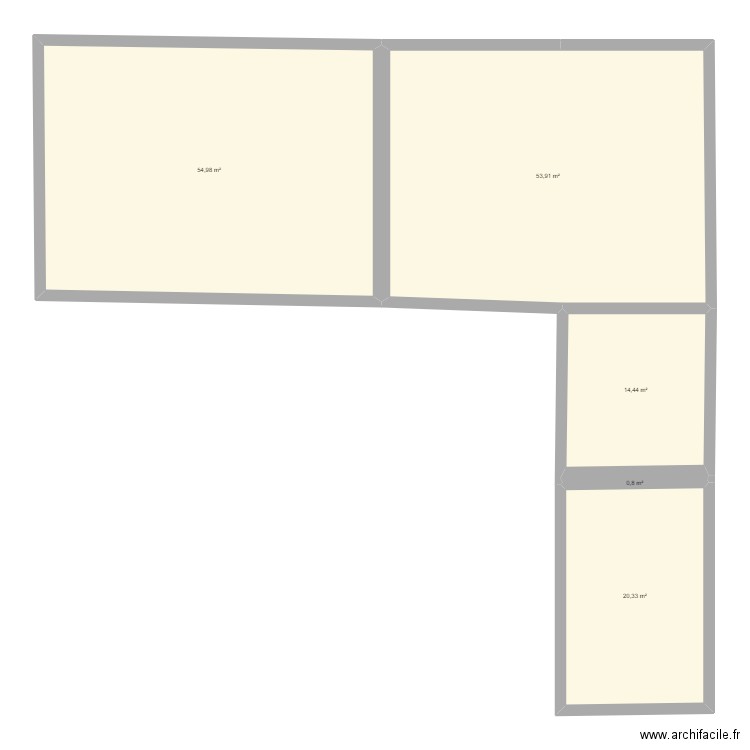 plan maison. Plan de 5 pièces et 144 m2