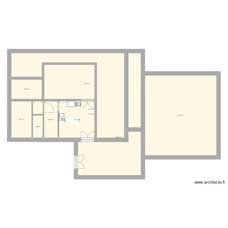 local vente ferme 2. Plan de 8 pièces et 185 m2