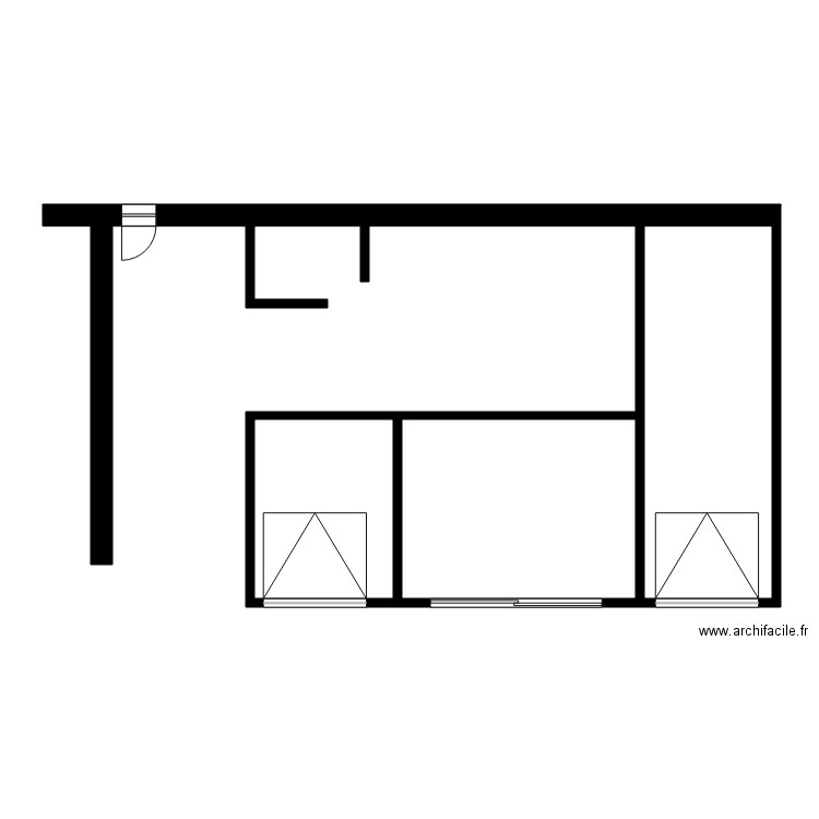 DUWOYE André. Plan de 33 pièces et 706 m2