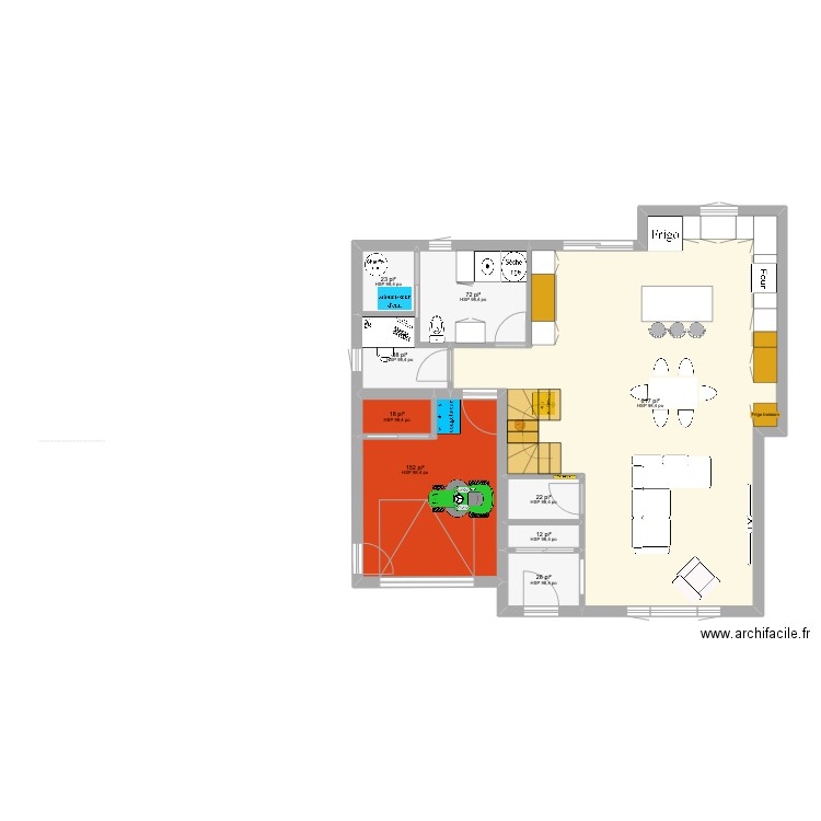 Sheralain 3 5. Plan de 22 pièces et 183 m2