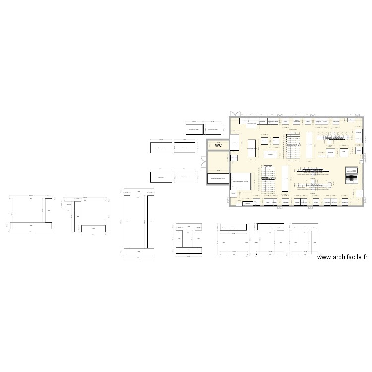 RGV parc expo 2.2. Plan de 3 pièces et 162 m2