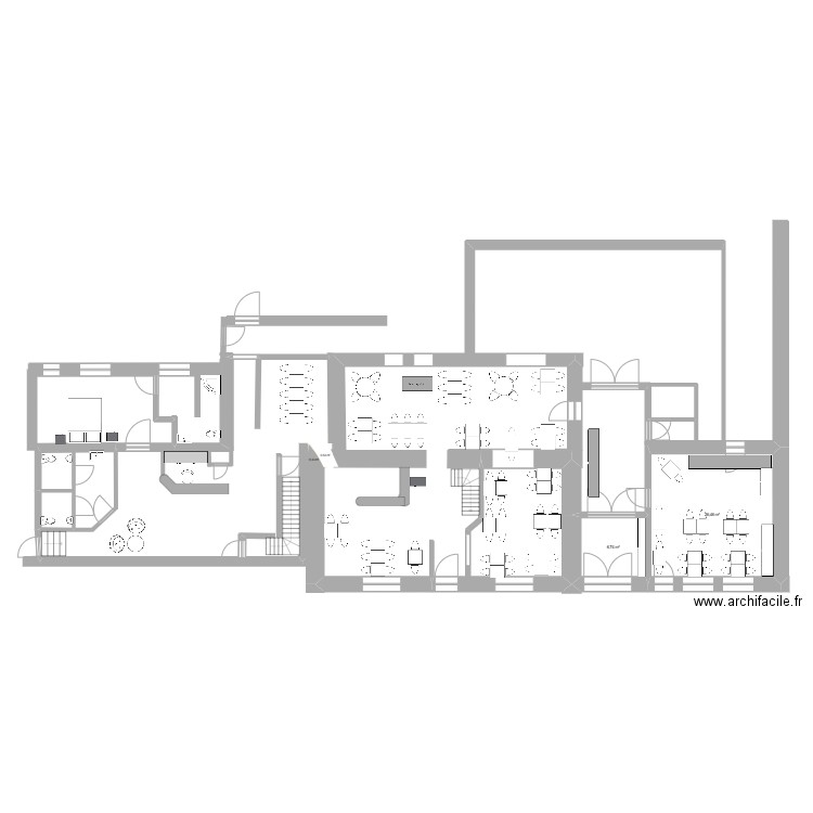 ACTUEL1. Plan de 2 pièces et 33 m2