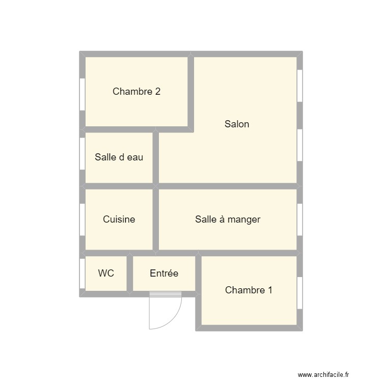 PLAN 2407 MICHEL . Plan de 8 pièces et 17 m2