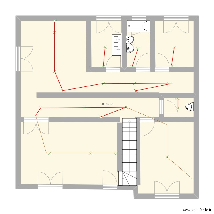 jeuejeurjeje@gmail.com. Plan de 1 pièce et 90 m2