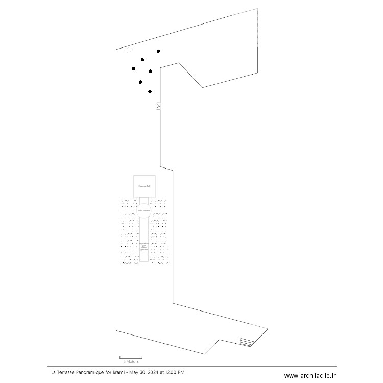 terrasse fairmont. Plan de 0 pièce et 0 m2