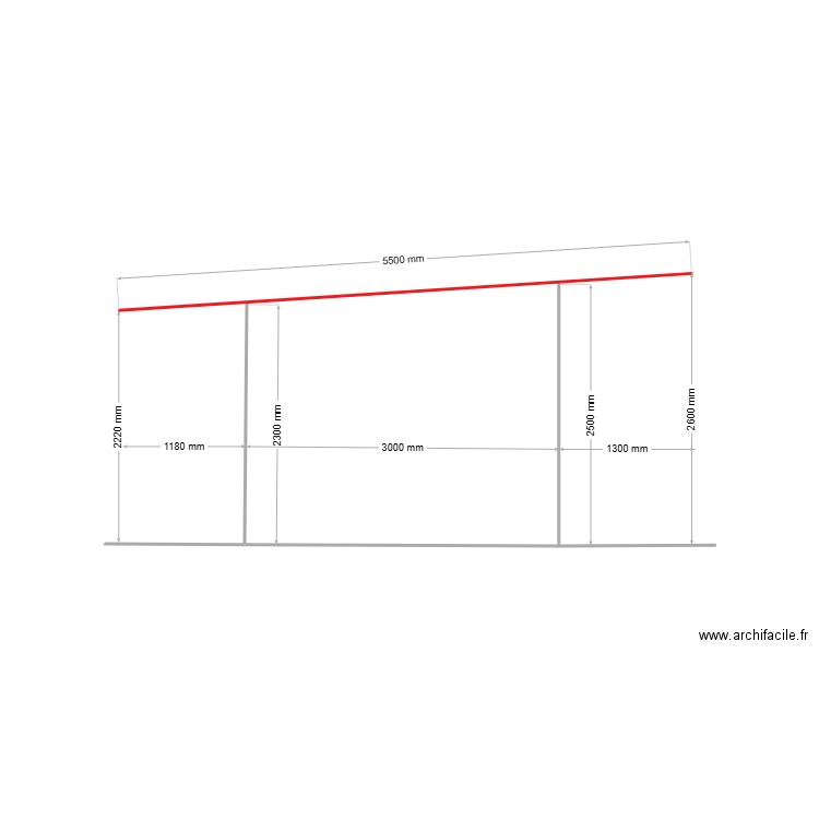 toiture box ext.. Plan de 0 pièce et 0 m2