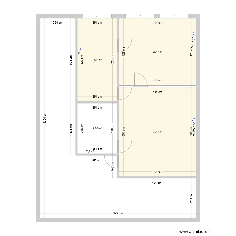 Inter CSE Nexter Versailes Save. Plan de 5 pièces et 119 m2