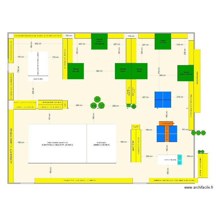 NOËL 2024. Plan de 1 pièce et 417 m2