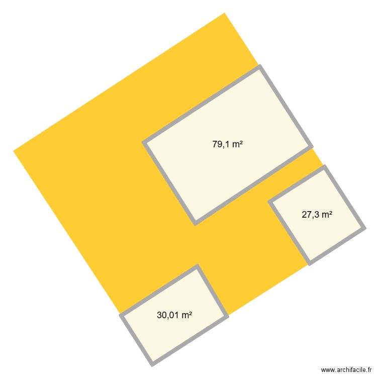 cadast BE97 94800. Plan de 3 pièces et 136 m2