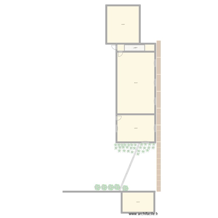 projet garage. Plan de 13 pièces et 376 m2