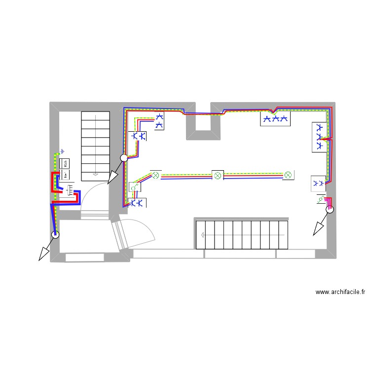 nieuwstraat rez. Plan de 1 pièce et 0 m2