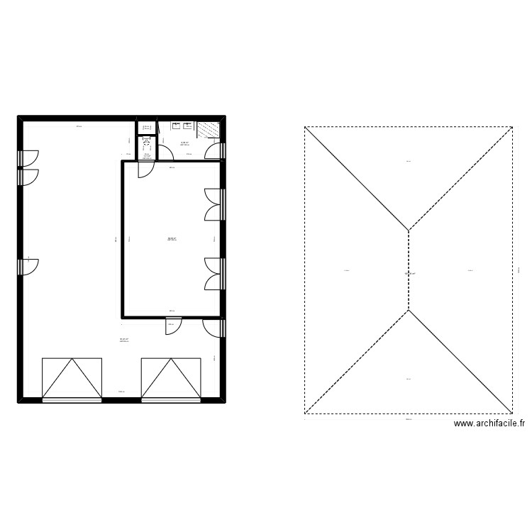 DORNEAU. Plan de 10 pièces et 276 m2