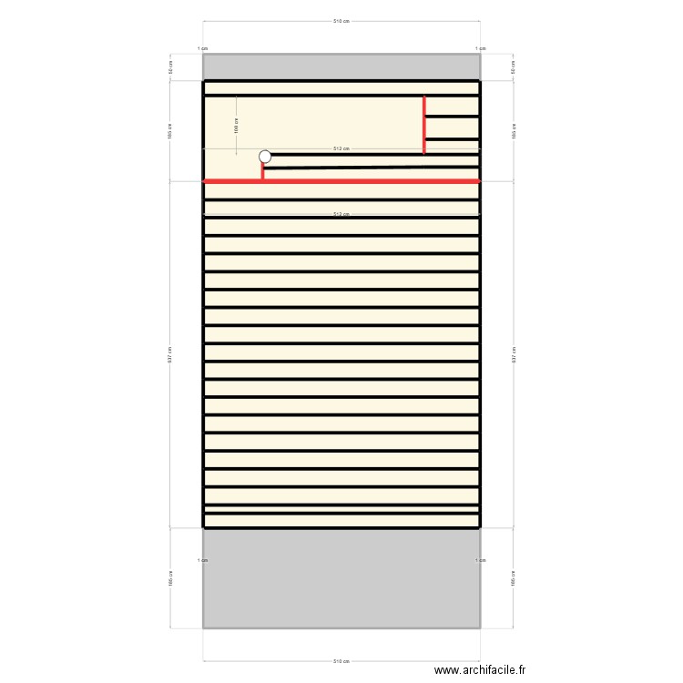 PLAN dalle niveau1. Plan de 29 pièces et 49 m2