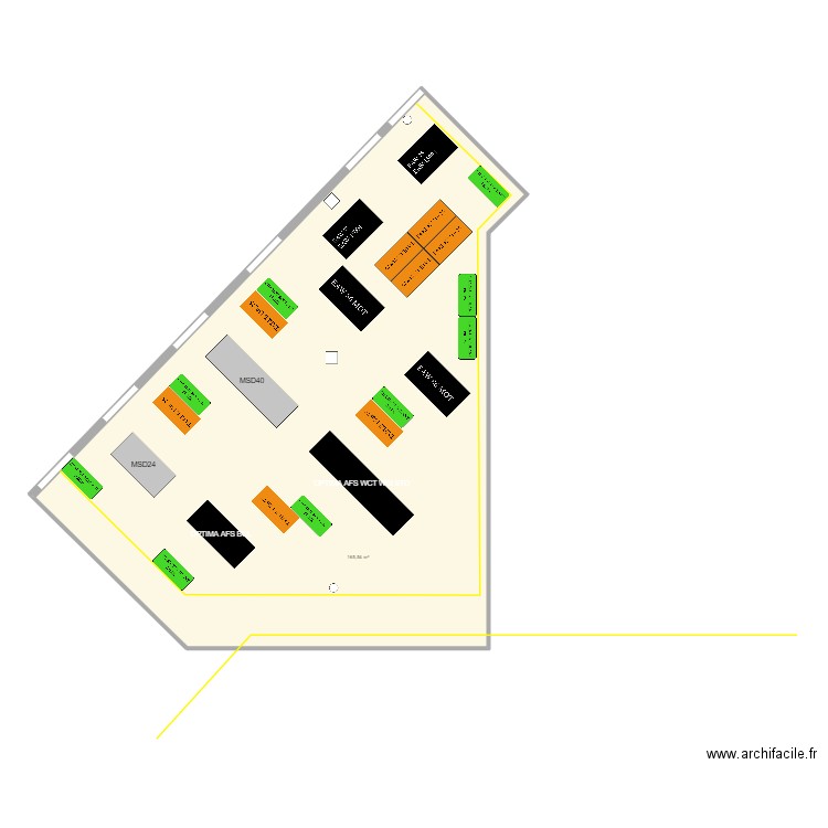 GRANDE ZONE 2. Plan de 1 pièce et 166 m2