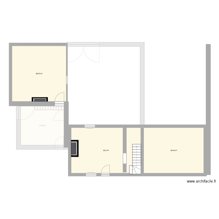 Proposition 1 STEPH. Plan de 11 pièces et 229 m2