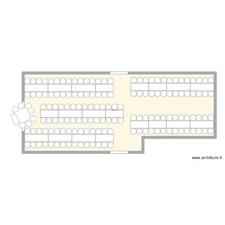 mariage. Plan de 1 pièce et 139 m2