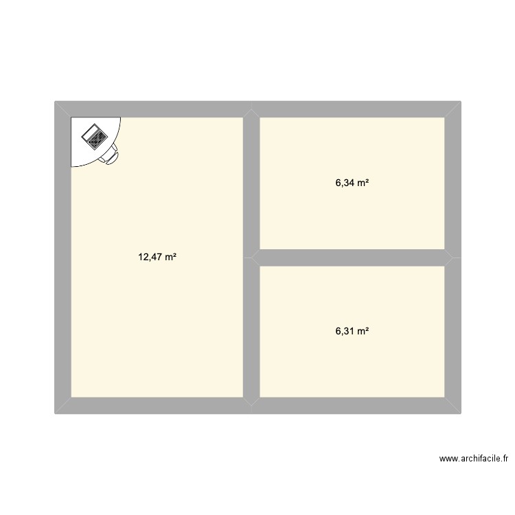 emc. Plan de 0 pièce et 0 m2