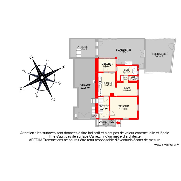 BI25719-. Plan de 31 pièces et 289 m2