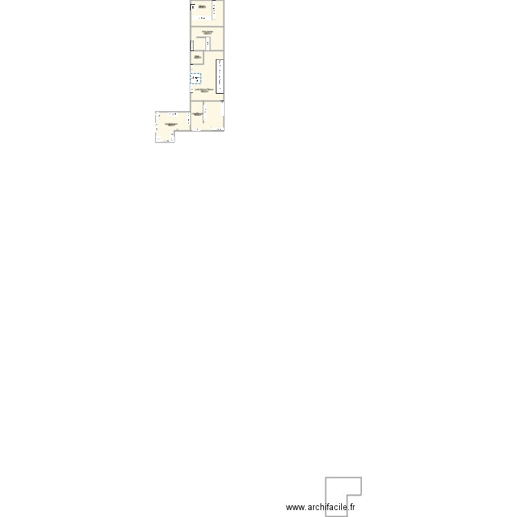 Boutique Bien faites. Plan de 6 pièces et -1566 m2