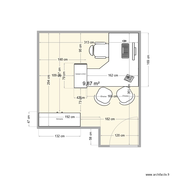 DUODAY. Plan de 1 pièce et 10 m2