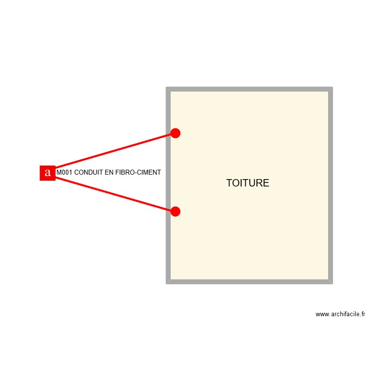 TOITURE LOPEZ. Plan de 1 pièce et 19 m2