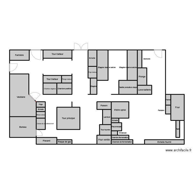 chabert. Plan de 40 pièces et 172 m2