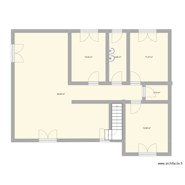 rayan. Plan de 6 pièces et 95 m2