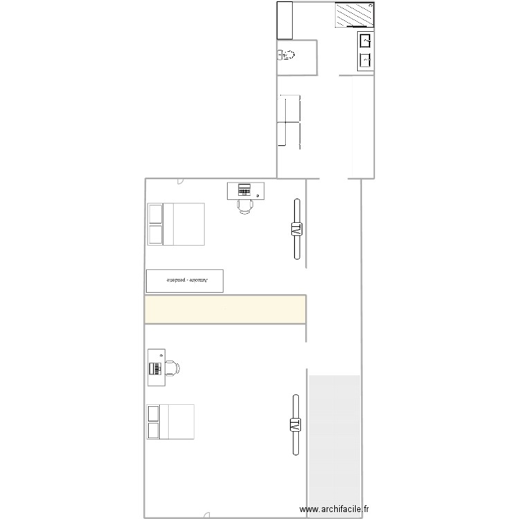 moo 2eme. Plan de 1 pièce et -529 m2