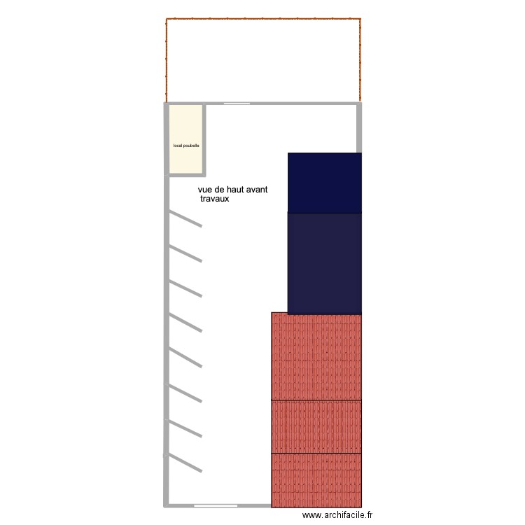 Vendin le veil 04. Plan de 5 pièces et 86 m2