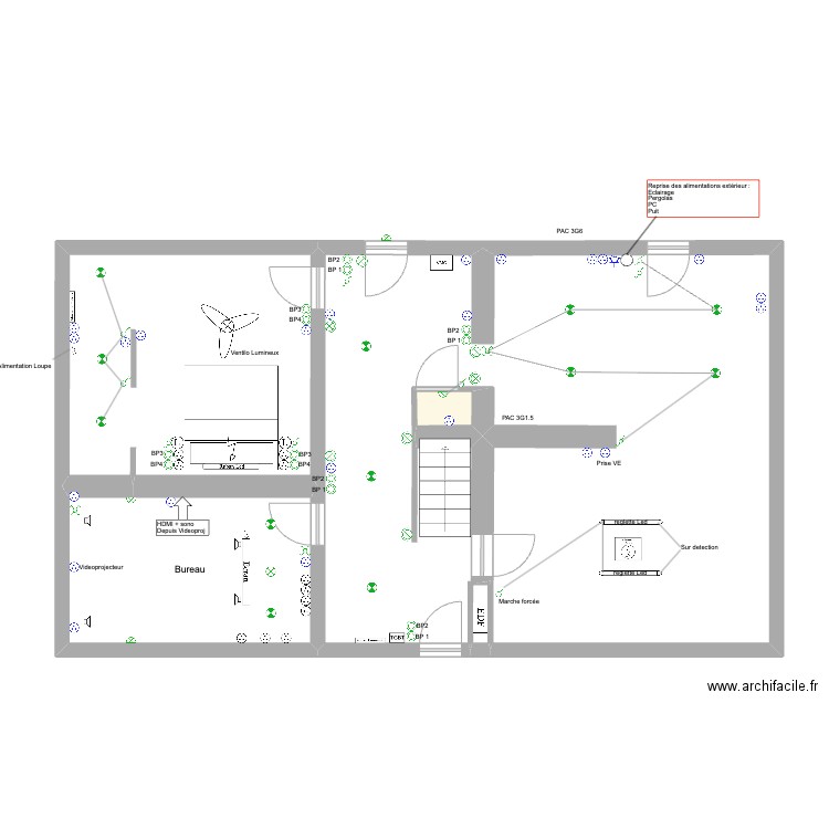 Maison Irigny. Plan de 4 pièces et 91 m2