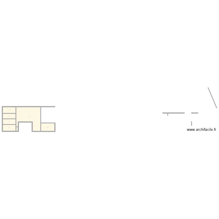 maison. Plan de 7 pièces et 165 m2