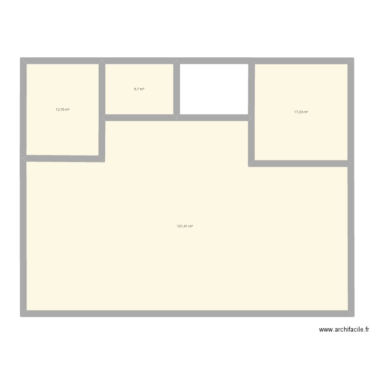 Chalet Kty. Plan de 4 pièces et 138 m2