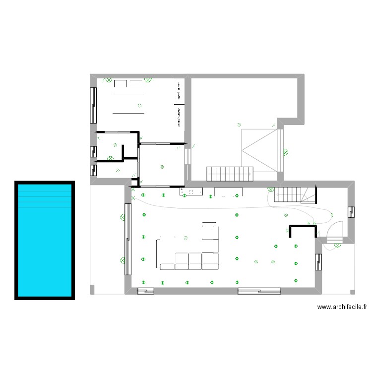 Mahmet A.. Plan de 12 pièces et 200 m2