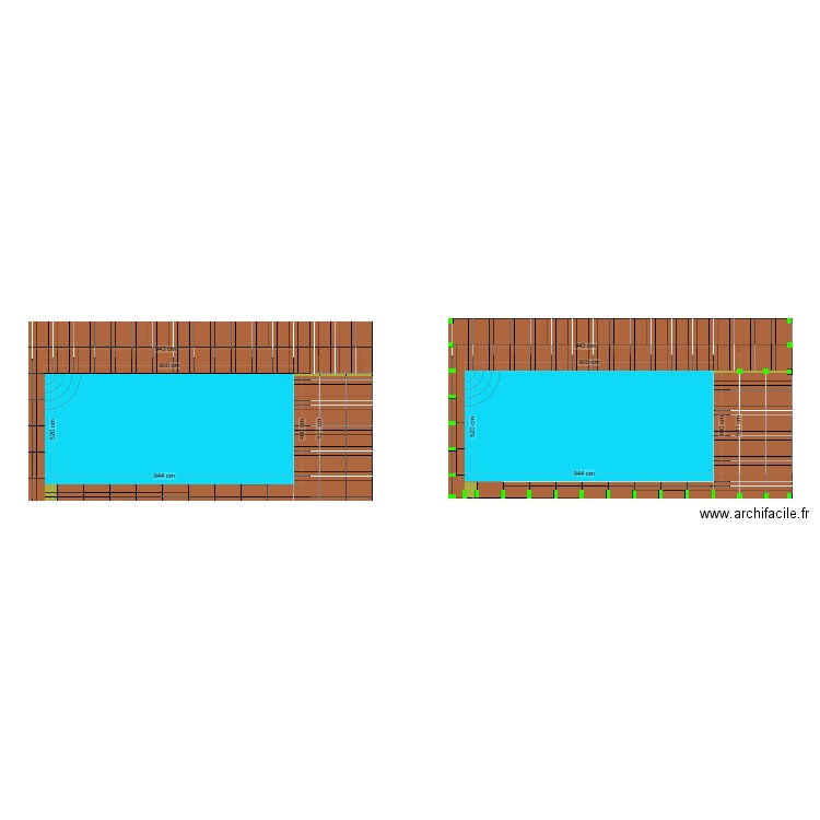 PISCINE. Plan de 0 pièce et 0 m2