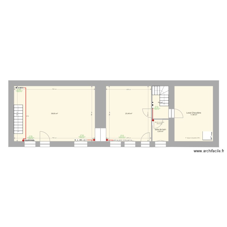 le gall JM. Plan de 12 pièces et 169 m2