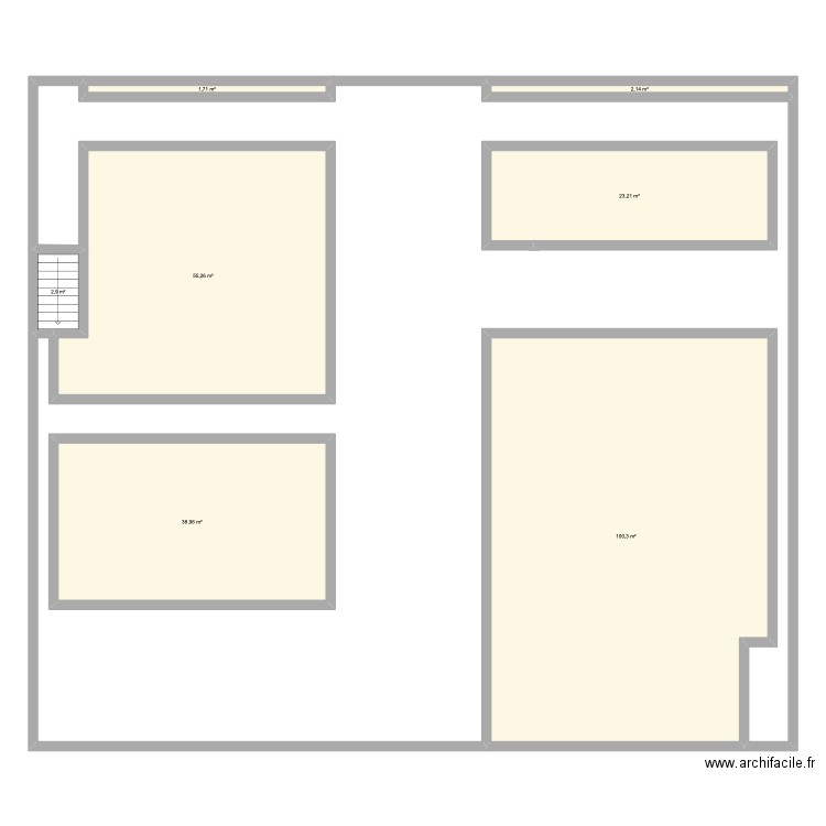 Cour de la Ferme St Vaast. Plan de 7 pièces et 224 m2