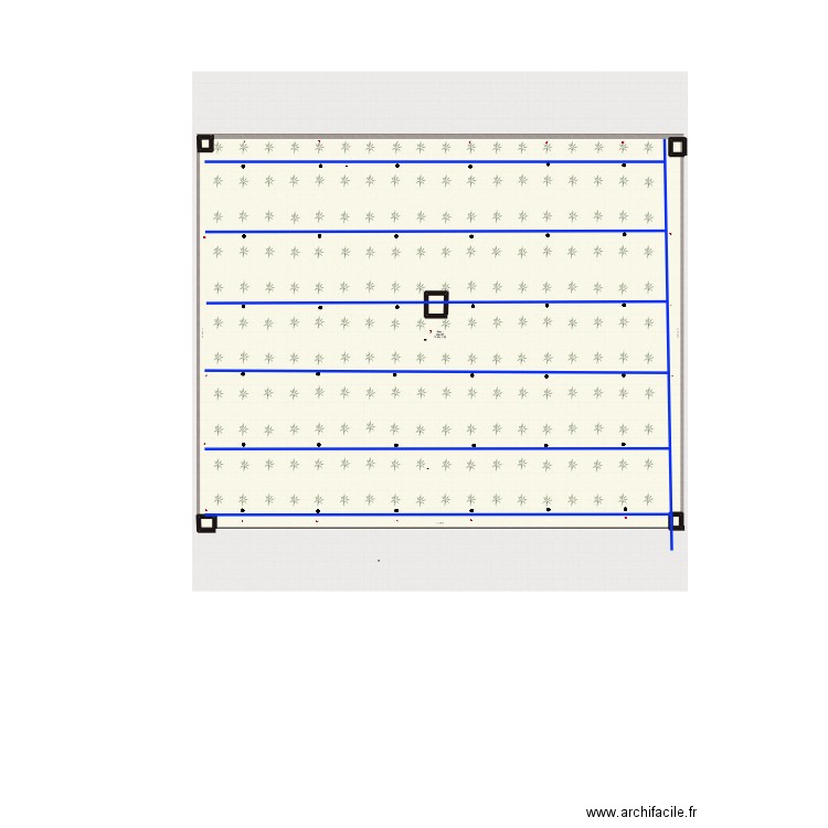 banane . Plan de 3 pièces et 1683 m2