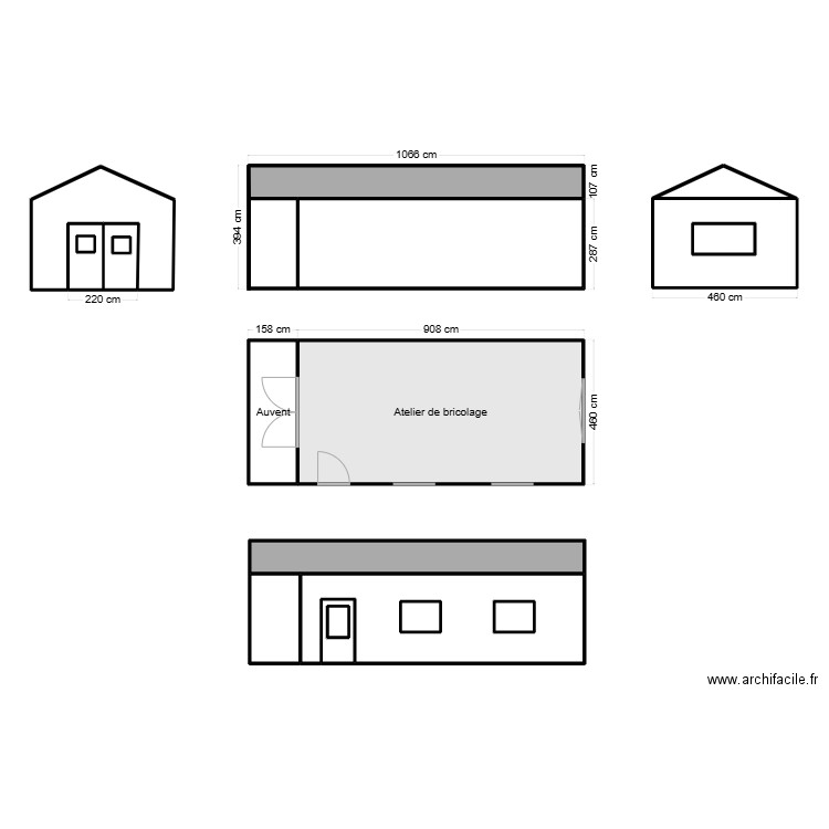 Atelier Malvaux. Plan de 17 pièces et 139 m2