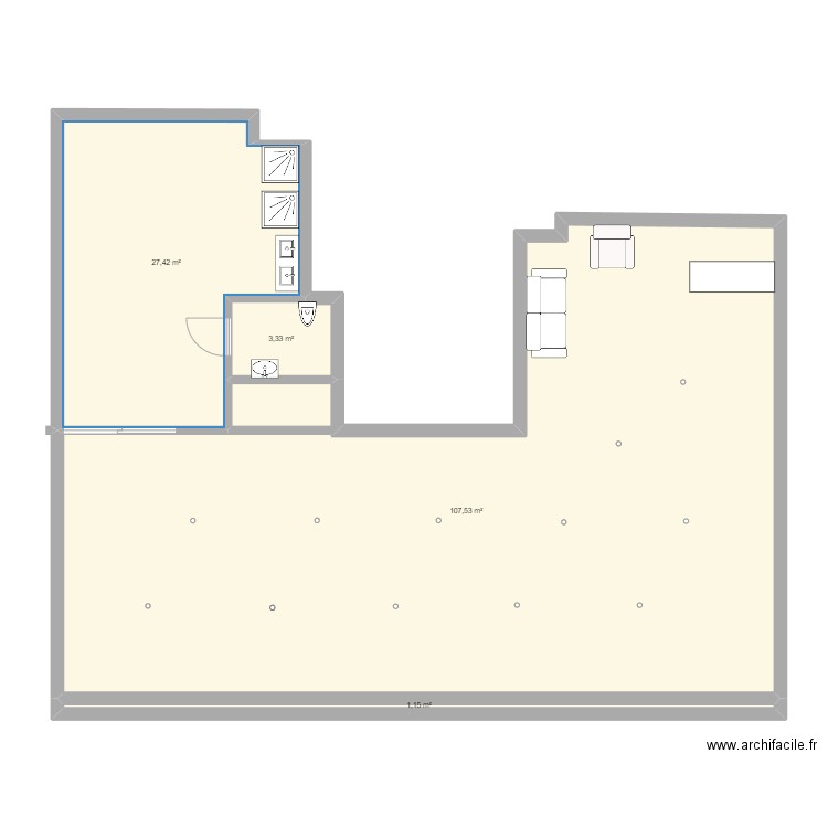 smith. Plan de 4 pièces et 139 m2