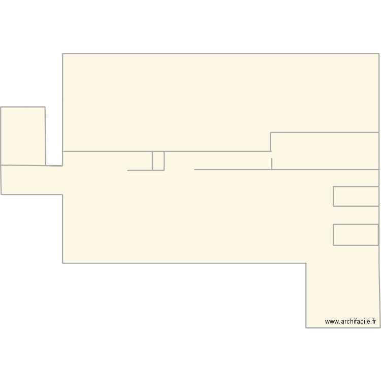 garage. Plan de 6 pièces et 3587 m2