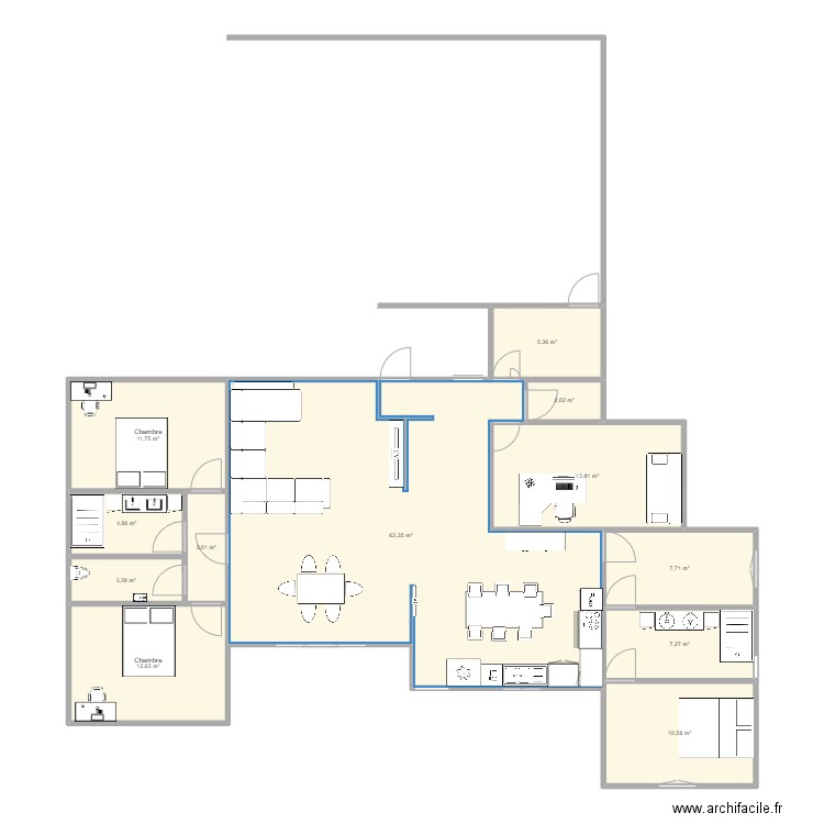 Projet. Plan de 0 pièce et 0 m2