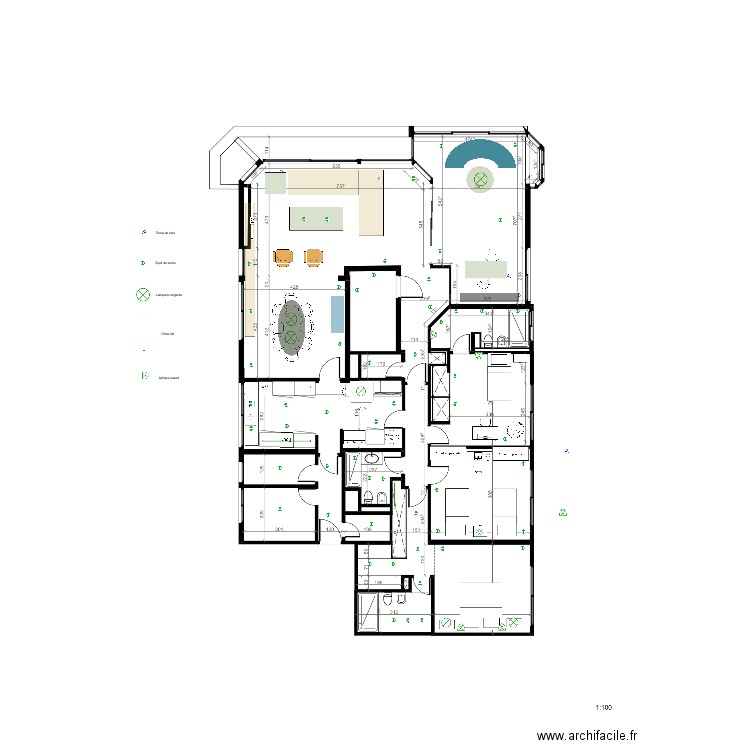 Plano  Scalabrini iluminacion. Plan de 0 pièce et 0 m2