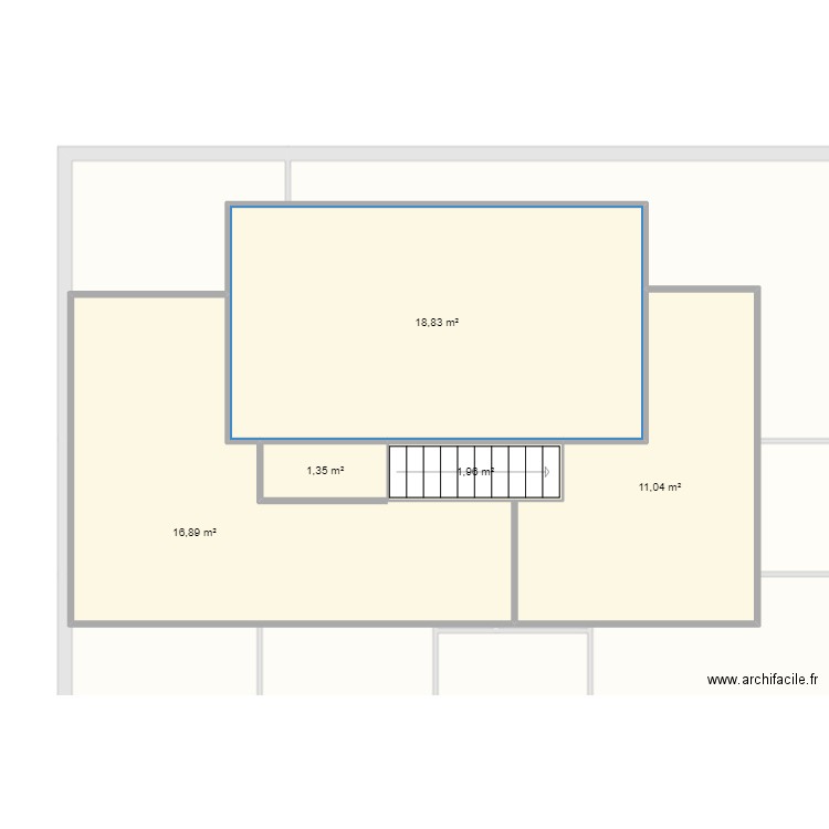 francois. Plan de 15 pièces et 154 m2